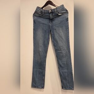 Reformation Liza High Straight Classic Blue Women's Jeans, Size 28
